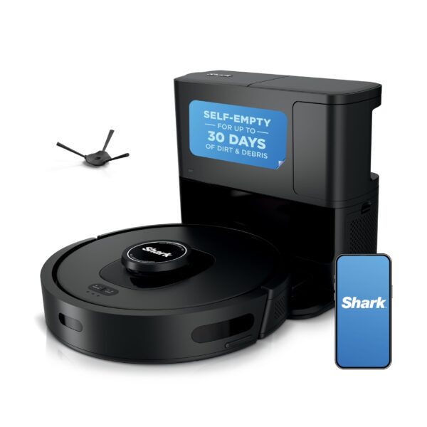 Robot aspirador SharkNinja AI Ultra AV2501S Matrix Clean mapeo doméstico base autovaciada HEPA 30 días pelo mascotas Wif