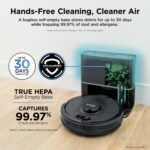Robot aspirador SharkNinja AI Ultra AV2501S Matrix Clean mapeo doméstico base autovaciada HEPA 30 días pelo mascotas Wif