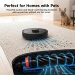 Robot aspirador SharkNinja AI Ultra AV2501S Matrix Clean mapeo doméstico base autovaciada HEPA 30 días pelo mascotas Wif