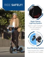 Hiboy KS4 Pro Electric Scooter, 500W Motor (750W Peak), 10" Honeycomb Tires, Up to 25 Miles Range, 19 MPH Foldable Elect