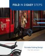 Hiboy KS4 Pro Electric Scooter, 500W Motor (750W Peak), 10" Honeycomb Tires, Up to 25 Miles Range, 19 MPH Foldable Elect