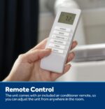 Aire Acondicionado Portátil GE Appliances APCA10YBMW 10000 BTU 3 en 1 deshumidificador ventilador evaporación automática