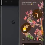 Smartphone Google Pixel 6 GA03900-US 5G 256GB cámara gran angular y ultraancha Android color negro tormentoso