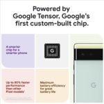 Smartphone Google Pixel 6 GA03900-US 5G 256GB cámara gran angular y ultraancha Android color negro tormentoso