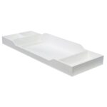 Sorelle Cambiador de muebles para tocador, vestidor y solución de cambio de pañales para tocador de bebé, muebles de gua