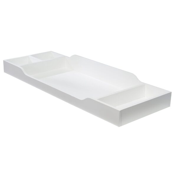 Sorelle Cambiador de muebles para tocador, vestidor y solución de cambio de pañales para tocador de bebé, muebles de gua