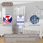 Sorelle Cambiador de muebles para tocador, vestidor y solución de cambio de pañales para tocador de bebé, muebles de gua