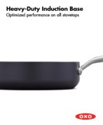Batería de cocina juego de ollas y sartenes OXO CC004748-001 10 piezas cerámica anodizada dura antiadherente libre de PF