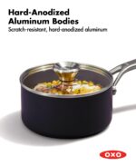 Batería de cocina juego de ollas y sartenes OXO CC004748-001 10 piezas cerámica anodizada dura antiadherente libre de PF