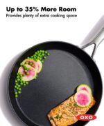 Batería de cocina juego de ollas y sartenes OXO CC004748-001 10 piezas cerámica anodizada dura antiadherente libre de PF