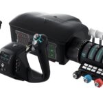 Sistema de control de vuelo Turtle Beach VelocityOne Flight TBS-0715-02 yoke acelerador cuádruple rueda de compensación