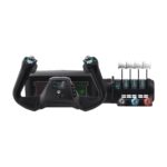 Sistema de control de vuelo Turtle Beach VelocityOne Flight TBS-0715-02 yoke acelerador cuádruple rueda de compensación