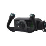 Sistema de control de vuelo Turtle Beach VelocityOne Flight TBS-0715-02 yoke acelerador cuádruple rueda de compensación