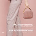 Vifa Helsinki Mini altavoz portátil con aspecto de bolso, IPX4 impermeable, estéreo HD, elegante altavoz Bluetooth priva