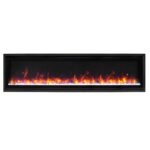 Chimenea Eléctrica Inteligente J&R Kennedy II EF-WM504 | 60 Pulgadas, 5000 BTU, Empotrada o en Superficie, Control por A