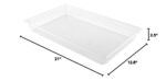 Charolas gastronorm tamaño completo Restaurantware RWT0056-10 2.5 pulgadas profundidad congelables resistentes a roturas