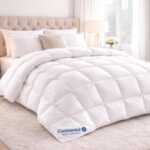 Edredón de plumón de ganso blanco húngaro Continental Bedding Serenity 700 rellenos de potencia tamaño Queen 86 x 86 pul