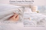 Edredón de plumón de ganso blanco húngaro Continental Bedding Serenity 700 rellenos de potencia tamaño Queen 86 x 86 pul