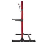 Signature Fitness SF-SS1 - Soporte para sentadillas con capacidad de 1,000 libras, 3 x 3 pulgadas, incluye ganchos en J