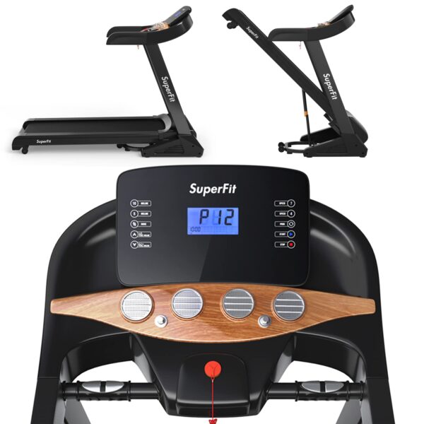 Cinta de correr eléctrica Sporfit SP37466 3.75 HP plegable inclinación automática 0 a 15 grados 4 altavoces Bluetooth ci