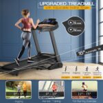 Cinta de correr eléctrica Sporfit SP37466 3.75 HP plegable inclinación automática 0 a 15 grados 4 altavoces Bluetooth ci