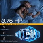 Cinta de correr eléctrica Sporfit SP37466 3.75 HP plegable inclinación automática 0 a 15 grados 4 altavoces Bluetooth ci