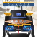Cinta de correr eléctrica Sporfit SP37466 3.75 HP plegable inclinación automática 0 a 15 grados 4 altavoces Bluetooth ci