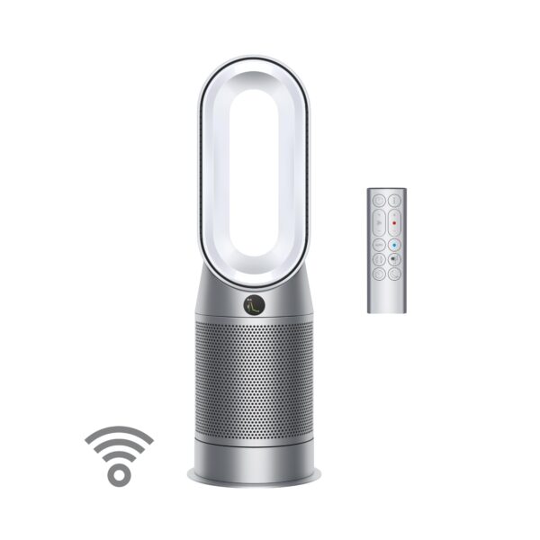 Purificador de aire calentador y ventilador Dyson HP07 blanco plata cobertura amplia para hogar