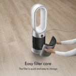 Purificador de aire calentador y ventilador Dyson HP07 blanco plata cobertura amplia para hogar