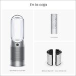 Purificador de aire calentador y ventilador Dyson HP07 blanco plata cobertura amplia para hogar
