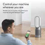 Purificador de aire calentador y ventilador Dyson HP07 blanco plata cobertura amplia para hogar