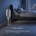 Purificador de aire calentador y ventilador Dyson HP07 blanco plata cobertura amplia para hogar