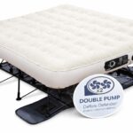 Cama de aire inflable Ivation EZ-Bed IVIAEZBA360BG King tecnología Deflate Defender bomba automática doble material lami