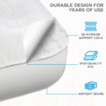 Cama de aire inflable Ivation EZ-Bed IVIAEZBA360BG King tecnología Deflate Defender bomba automática doble material lami