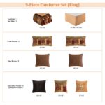 Edredón jacquard retazos TOPLUXE VC-LM-Loong-King juego 9 piezas ultrasuave fundas europeas falda de cama King Loong