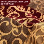 Edredón jacquard retazos TOPLUXE VC-LM-Loong-King juego 9 piezas ultrasuave fundas europeas falda de cama King Loong