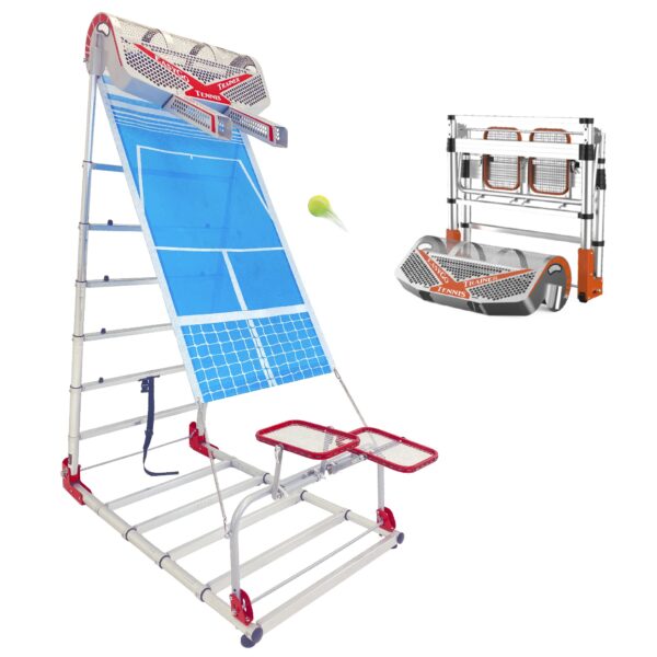 EasyGo Product Entrenador de tenis – Equipo de entrenamiento de práctica profesional – Entrenamiento real – Gotas de bol