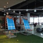 EasyGo Product Entrenador de tenis – Equipo de entrenamiento de práctica profesional – Entrenamiento real – Gotas de bol