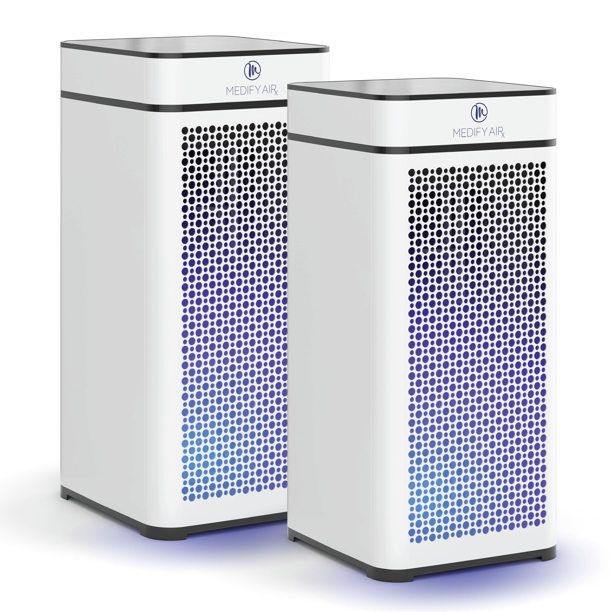 Version 1.0.0 Purificador de aire Medify Air MA-40-UV-W2 filtro HEPA H14 con luz UV cobertura 5882.5 pies cuadrados por hora para humo