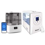 Humidificadores LEVOIT 6L Niebla Calida y Fria Paquete Dormitorio Hogar con Sensor de Humedad Difusor Aceite Esencial