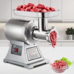 VEVOR Molinillo de Carne Comercial, Picadora de Carne Eléctrica 550LB/h 1100W, Máquina de Picadora de Carne Industrial d