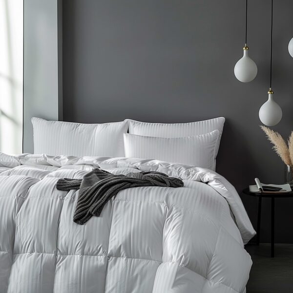 Beautyrest Blue Ridge Home Fashions BT-DC-51 edredón plumón de ganso blanco húngaro King 750 poder de relleno 500 hilos