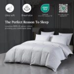 Beautyrest Blue Ridge Home Fashions BT-DC-51 edredón plumón de ganso blanco húngaro King 750 poder de relleno 500 hilos