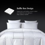 Beautyrest Blue Ridge Home Fashions BT-DC-51 edredón plumón de ganso blanco húngaro King 750 poder de relleno 500 hilos