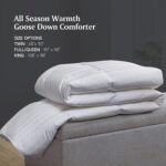 Beautyrest Blue Ridge Home Fashions BT-DC-51 edredón plumón de ganso blanco húngaro King 750 poder de relleno 500 hilos