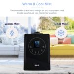 Humidificador Ultrasónico LEVOIT LV600HH 6L negro niebla fría llenado superior para habitaciones grandes
