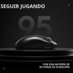 Logitech G PRO X Superlight 2 Ratón inalámbrico para juegos, 60g Pro-Grade con 5 botones programables, sensor 44k DPI, t