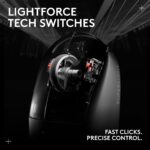 Logitech G PRO X Superlight 2 Ratón inalámbrico para juegos, 60g Pro-Grade con 5 botones programables, sensor 44k DPI, t