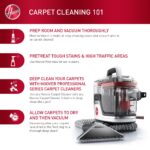 Máquina limpieza profunda alfombras tapicería Hoover CleanSlate XL FH14052 removedor manchas portátil