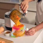 Baby Brezza One Step Baby Food Maker Deluxe – Apagado automático, apto para lavavajillas y licuadora al vapor + puré de